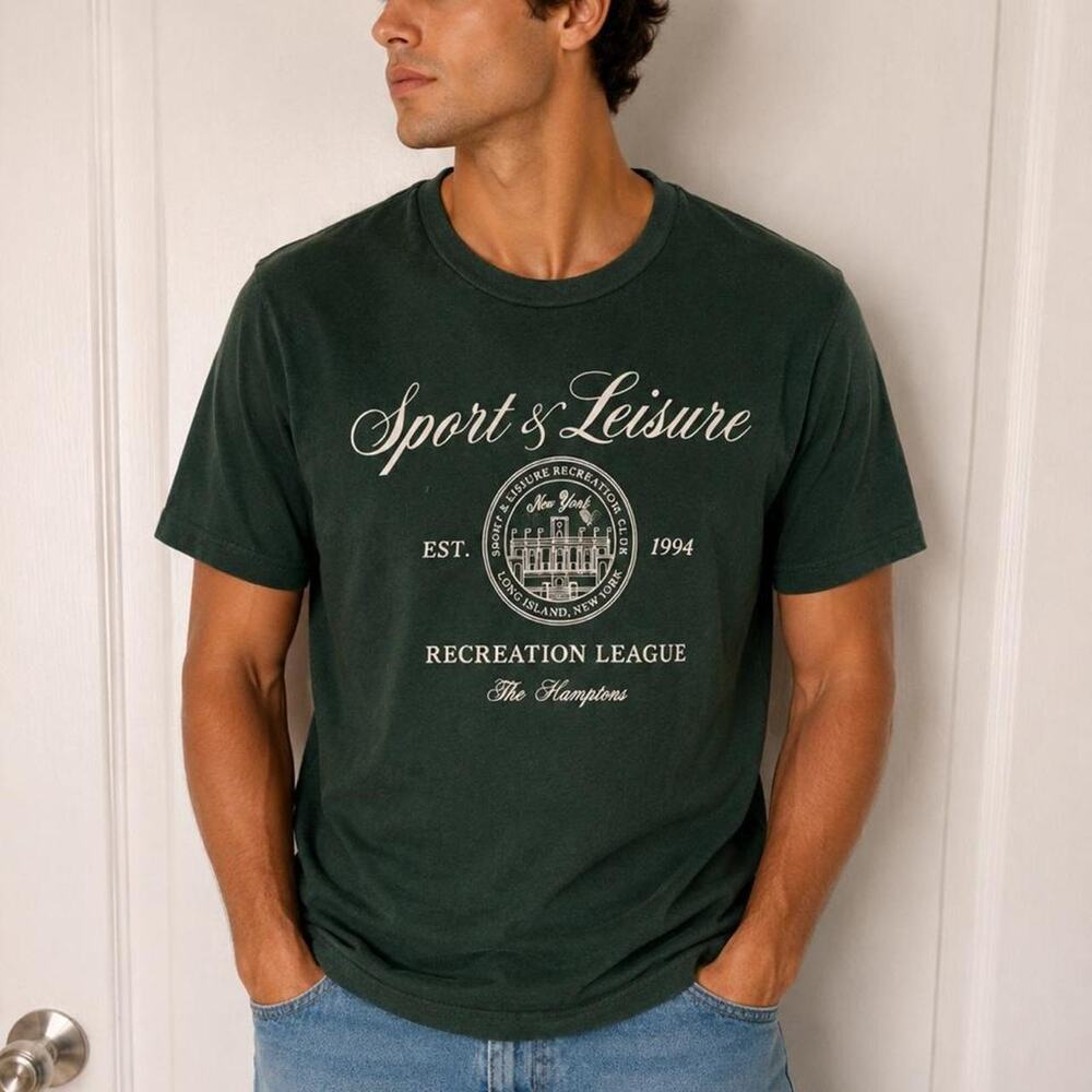 Mens dark green sport